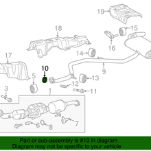 Genuine Toyota Muffler & Pipe Gasket 17451-F2010