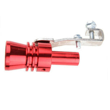 Red Blow Off Valve Noise Turbo Sound Whistle Simulator Muffler Tip Car Accessor