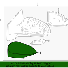 Genuine Toyota Mirror Cover 87915-02420-A0