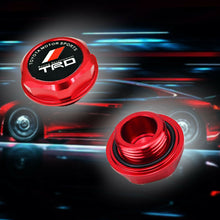 1PCS TRD Racing Red Engine Oil Filler Cap Oil Tank Cover Aluminium For TOYOTA