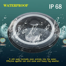 2007-17 For Jeep Wrangler JK Halo LED Headlights + Halo LED Fog Lights Combo Kit