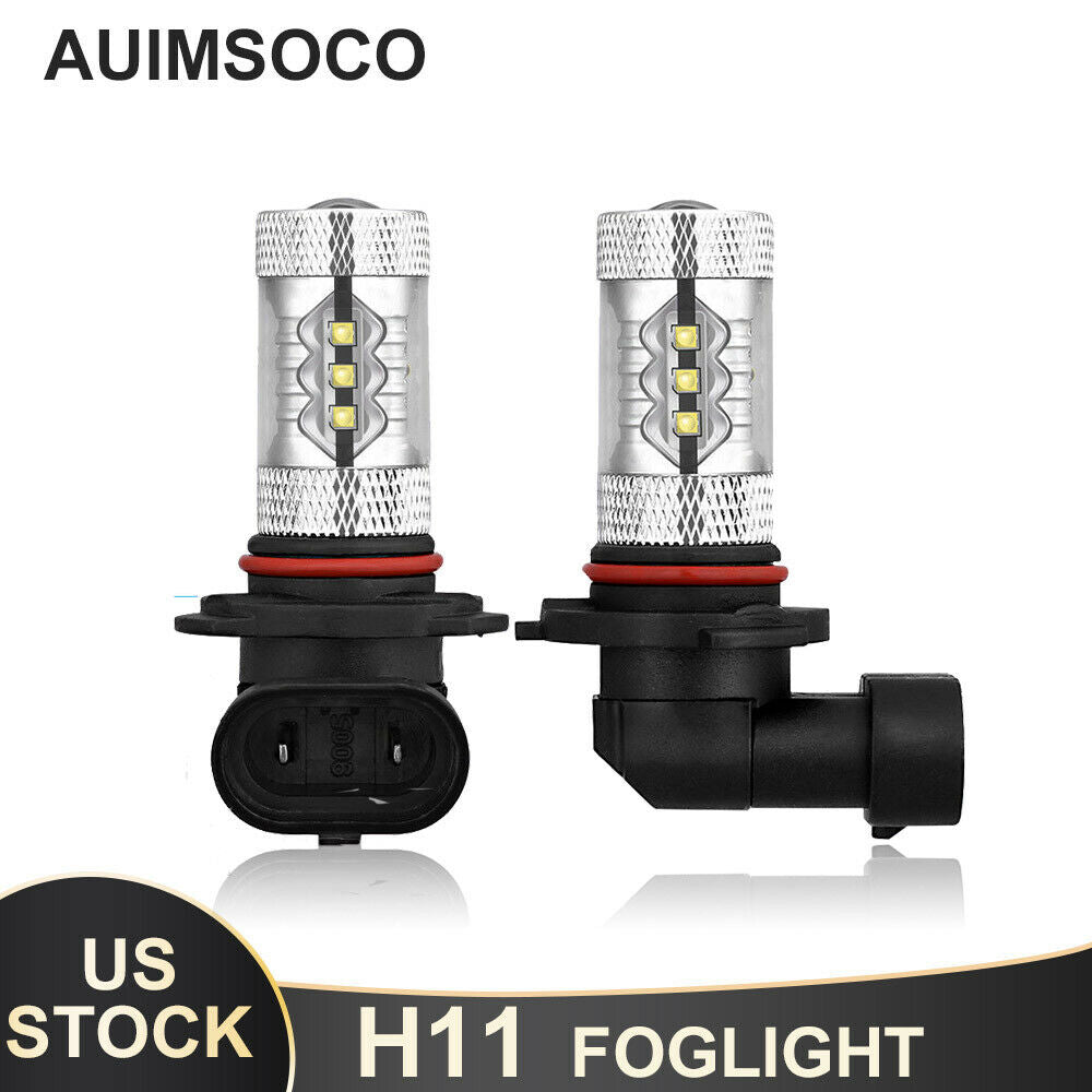 H9 H11 H8 LED Fog Light Bulbs Driving Lamp DRL For 2010-2018 Honda Accord 2x