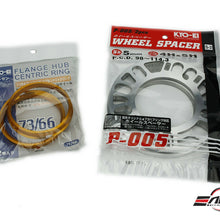 Kics KYO-EI 5mm Rim Wheel Spacer 4x100 4x114 5x100 5x114 +Hub Centric Ring 73-66
