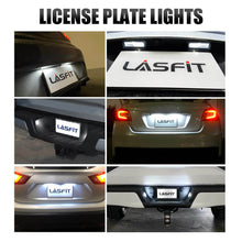 LASFIT 192 194 168 2825 LED License Plate Tag Lights Cool White 6000K Canbus 2x