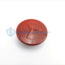 Mercedes C CLK E S Red Carbon Fiber Hood Emblem Flat Star Conversion w/ Bracket