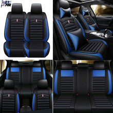 Luxury 5-Seats Car Sit Covers Sit Cushion PU Leather Protect Set Car Accessories