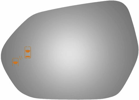 New Convex Passenger Side Replacement Mirror Glass For 2018-2020 Toyota Camry