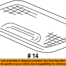 HONDA OEM Interior-Roof-Dome Light Lens 34253S5A305