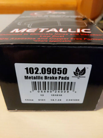 C-Tek Disc Brake Pad Set-Base Rear Centric 102.09050 - opened but unused