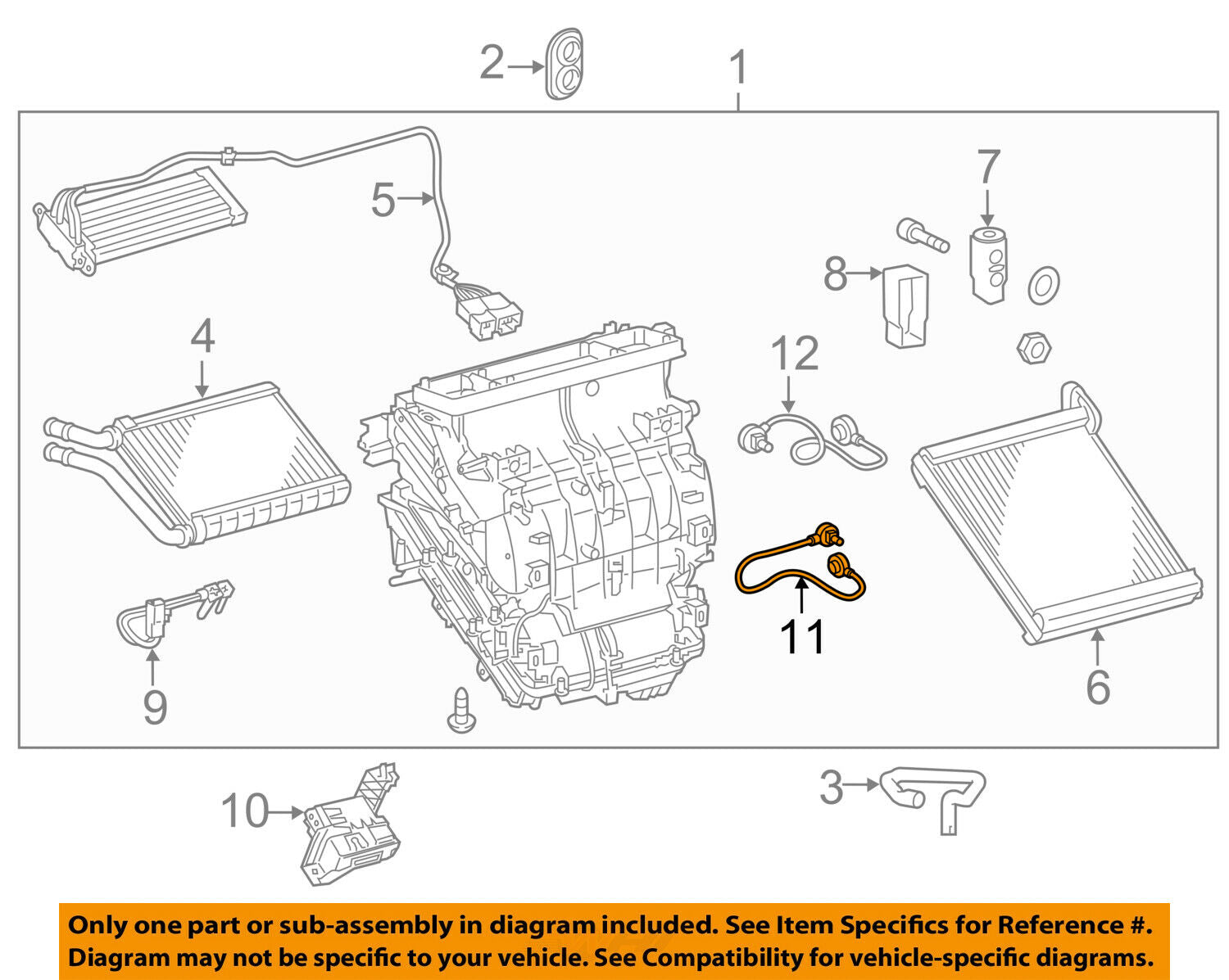 TOYOTA OEM Evaporator Heater-Control Cable 5590926080