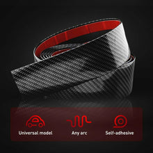 Bumper Protector Car Strip Carbon Fiber Rubber Door Edge Moulding Sticker Guard