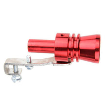 Car Blow Off Valve Noise Turbo Sound Whistle Simulator Muffler Accessory Red