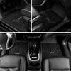 BLACK Custom All Weather Floor Mats Set For Nissan Rouge 2014-2020 Front & Rear