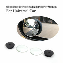 1*2Pcs small round mirror blind spot car rearview mirror auxiliary mirro