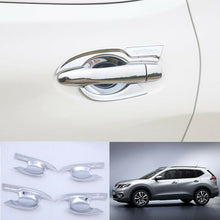 For Nissan Rogue 2014-2020 ABS Silver Car exterior outside door bowl cover 4pcs