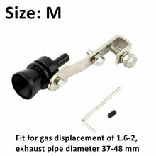 Car Turbo Sound Whistle Muffler Exhaust Pipe Auto Blow off Valve Simulator SMLXL