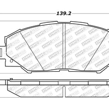 For Toyota Corolla 2009-2018 StopTech 305.12100 Street Select Front Brake Pads