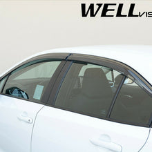 WellVisors Window Visor For 2020+ Toyota Corolla Deflector Guard Black Trim