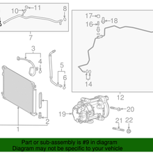 Genuine Toyota A/C Refrigerant Line Clamp 88718-52280