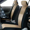 Mesh Car Seat Covers Front Rear Full Set For Auto Car SUV Van Beige Black