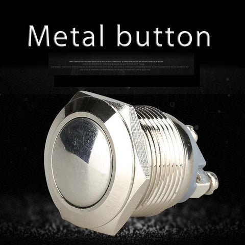 Auto Car Water-Proof 19mm 12V Momentary On/Off Metal Push Button Switch Cool