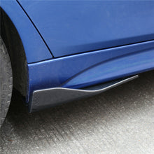 Carbon Fiber Style Car Rear Side Skirts Lip Splitter Winglet Diffuser Extension