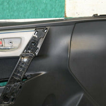 14-18 Corolla Black Gray FB16 Left Front Interior Door Trim Panel Driver Armrest