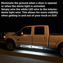 70 inch Truck Side Step LED Running Board Light Strip For Jeep GMC Honda Nissan