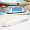 For Toyota Corolla 2020 L LE XLE 1pcs Chrome Rear Trunk Central Cover Trim Refit