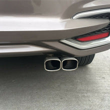 2.5" Car Stainless Steel Chorme Straight Exhaust Dual Pipe Tip Muffler Covers