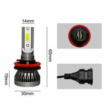 2X H11 H8 H9 LED Fog Light Conversion Kit Bulbs High Power 6000K 100W Headlight