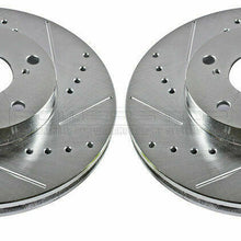 Disc Brake Rotor Set-Extreme Performance Drilled & Slotted Brake Rotor Front