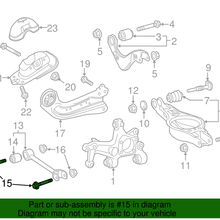 Genuine Toyota Rear Upper Control Arm Bolt 90119-A0434