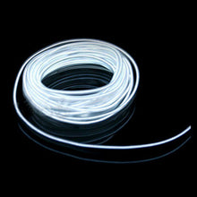 6.6ft White Cold LED Car Indoor Door Atmosphere Wire Moulding Strip Light Lamp