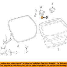 TOYOTA OEM Liftgate Tailgate Hatch-Hinge Nut 9008018061