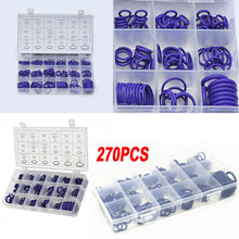 270pcs AC A/C System O-Ring Seals Oring Air Conditioning Rapid Seal Kit Purple