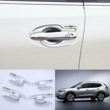 For Nissan Rogue 2014-2020 ABS Silver Car exterior outside door bowl Trim 4pcs