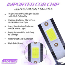 Protekz LED Fog Light Kit 2 Bulbs CREE H8 6000K for 2017 - 2019 Nissan Rogue