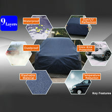 Stormproof Waterproof Breathable For Mercedes-Benz Series Black CAR COVER 069A