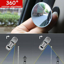 360° Blind Spot Car Side Mirror Stick On Glass Adjustable Safety Len Accessories