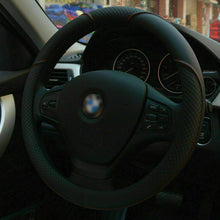 15''&38cm Car PU Leather Steering Wheel Cover For Four Season Non-slip Universal