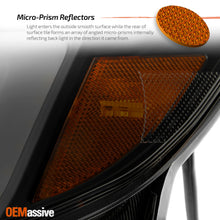 Fit 2008-2014 Impreza WRX LED DRL SWITCHBACK Black Smoke Projector Headlights