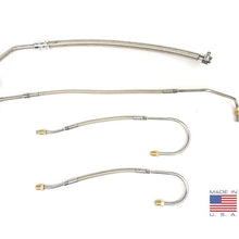 1965-75 Corvette Power Steering Hose Kit Stainless BBC
