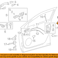 TOYOTA OEM 14-18 Highlander Front Door-Striker 6941002030