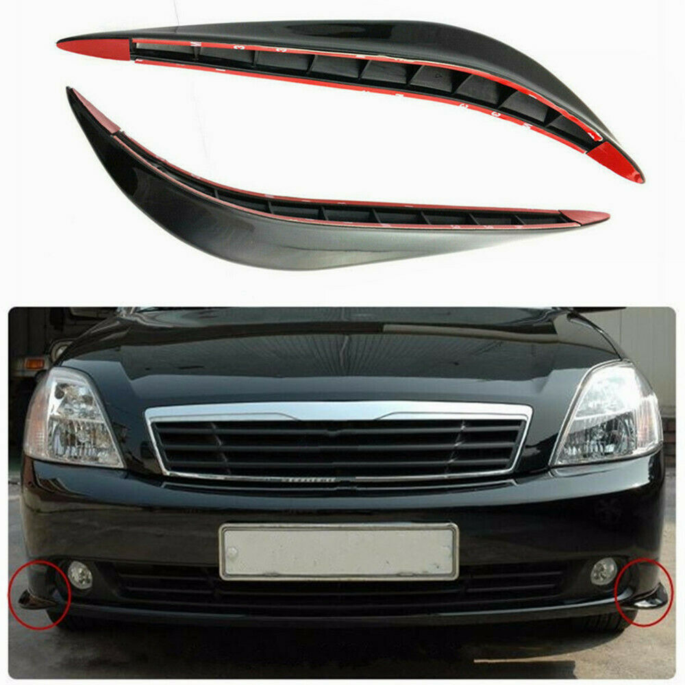 2x Accessories Moulding Rubber Car Body Trim Bumper Panel Protector Sticker