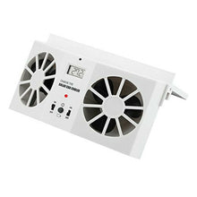 Car Window Cooler Air Ventilator Cool Fan Radiator Solar Powered Conditioner Fan