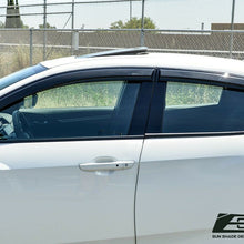 For 16-Up Honda Civic Hatchback CLIP-On MUGEN Style Side Window Visors Deflector