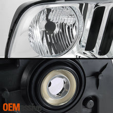 Fit 2005 2006 2007 2008 2009 Ford Mustang Clear Headlights Pair Lamps Left+Right