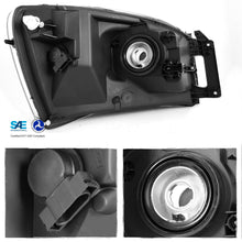 Fit 2006-2008 Dodge Ram 1500 06-09 2500 3500 Black Headlights Lights Left+Right