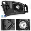 Fit 2006-2008 Dodge Ram 1500 06-09 2500 3500 Black Headlights Lights Left+Right